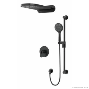 Arca RIOBEL Thermostatic Shower Faucet - Black KIT2745AABK