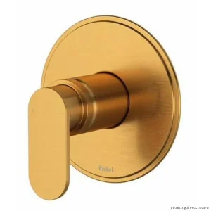 Pressure Balance Valve Trim - Brushed Gold Finish (Anti-Scald) | Arca TAA51BG RIOBEL