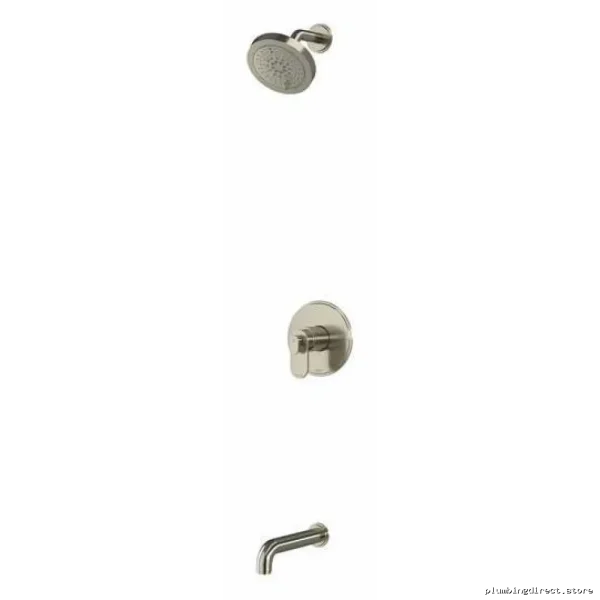 Arca Thermostatic Tub & Shower Faucet - PEX-Ready Brushed Nickel KIT4744AABN-SPEX RIOBEL