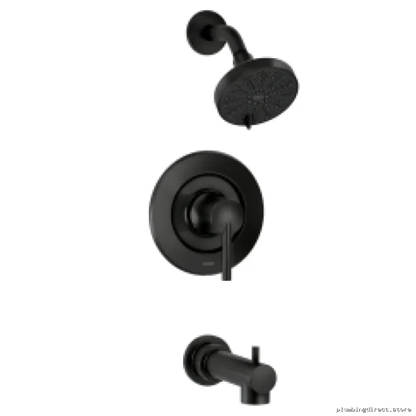 Arlys Quick Connect Posit Temp Tub & Shower Faucet - Sleek Matte Black Moen Model