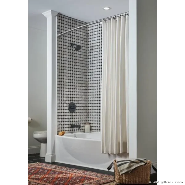 Arlys Quick Connect Posit Temp Tub & Shower Faucet - Sleek Matte Black Moen Model - Image 4