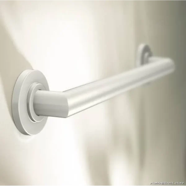 Arris 24-Inch Modern Designer Brushed Nickel Grab Bar - YG0824BN Moen Compatible - Image 2