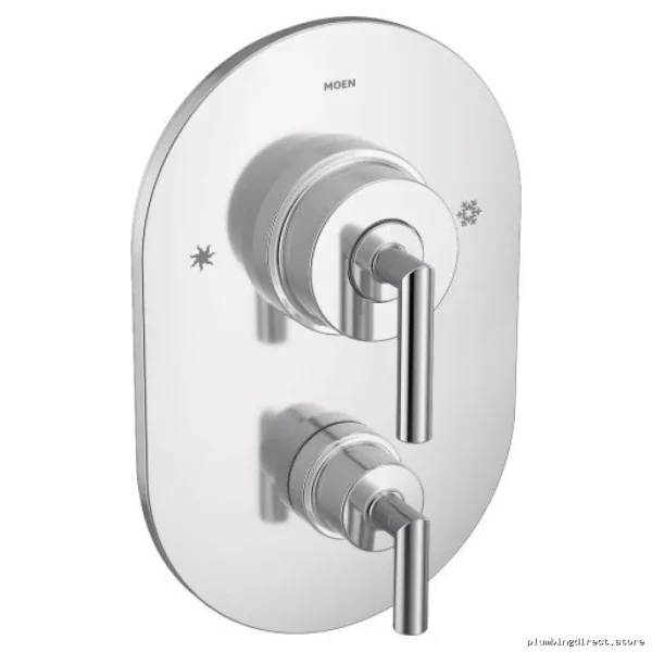 Arris Shower Valve Trim with Built-In Diverter & Precise Temp Control - Chrome TS2200