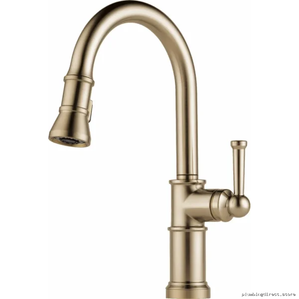 Artesso Luxe Gold Kitchen Faucet w/ Pulldown Spray - 63025LF-GL Brizo