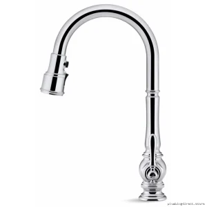 Artifacts Kitchen Faucet with Pulldown Spray - Vibrant Stainless Finish 99259-VS Kohler