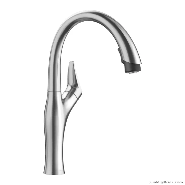 Artona Blanco Stainless Steel Kitchen Faucet with Pulldown Spray - Image 2