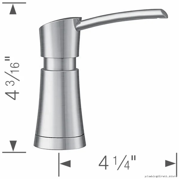 Artona Durable PVD Coated Stainless Steel Soap Dispenser - Modern Design 442047 White