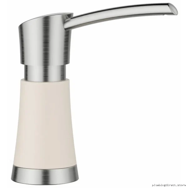 Artona PVD Steel Soap Dispenser - Matte White Hand Soap Holder