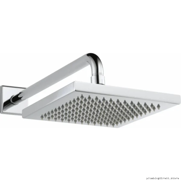Arzo Square Raincan High-Pressure Shower Head - Chrome Finish Model 57740 Delta - Image 2