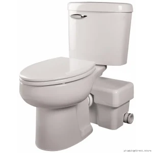 High-Efficiency Ascent II 4.8L Elongated Macerating Toilet with Liberty Pumps
