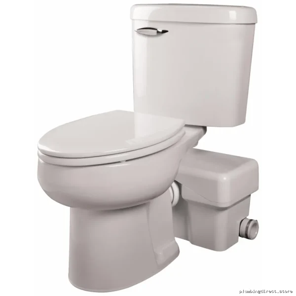 Ascent II 4.8L Round-Front Macerating Toilet with Liberty Pumps