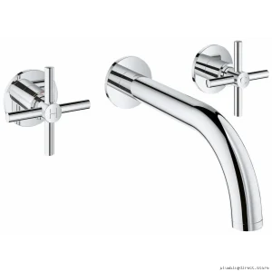 Atrio 2-Handle Wall Mount Faucet Trim – Fewer Handles Chrome Model 2066300