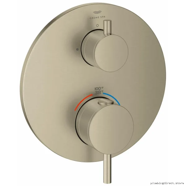 Atrio Thermostatic Valve Trim - Brushed Nickel 24360EN0 Grohe Compatible