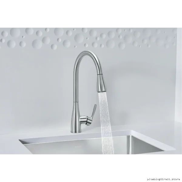 Atura Hands-Free Pulldown Kitchen Faucet - Chrome 442207 Blanco Finish