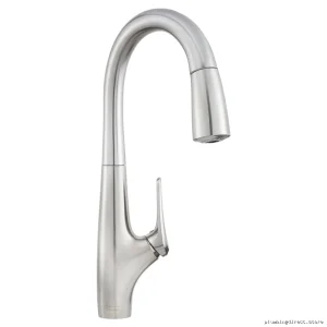 Avery Chrome Kitchen Faucet with Pulldown Spray - Durable American Standard Model 4901300.002