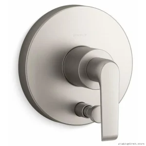 Avid Rite Temp Push Button Valve Trim Diverters | Vividly Polished Kholer Finish Model