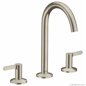 Axor 170 Modern Widespread Bathroom Faucet - Brushed Nickel 48050821