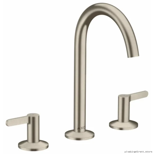 Axor 170 Modern Widespread Bathroom Faucet - Brushed Nickel 48050821