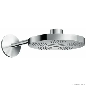 Axor 2-Jet Shower Head & Arm Trim Set - 1.75 GPM Chrome Shower Accessory