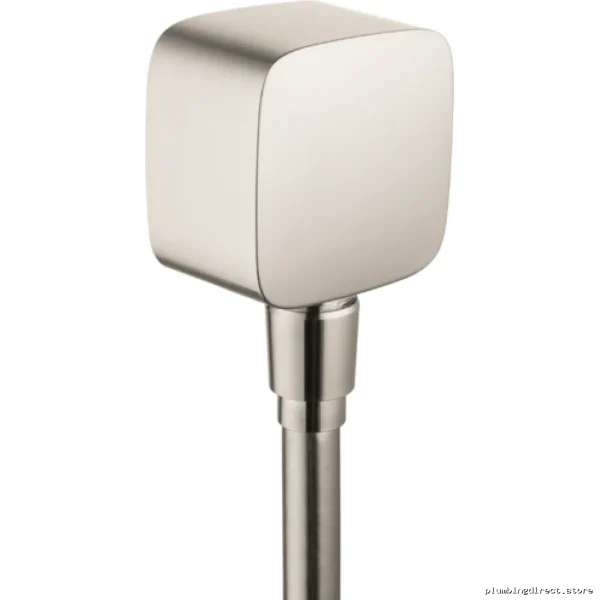 Axor Brushed Nickel Wall Outlet with Leak-Proof Check Valves