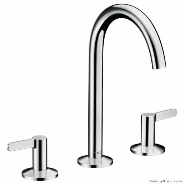 Chrome Widespread Bathroom Faucet for Kitchen & Vanity - Luxury Axor One 170 Faucet, Stainless Steel Finish 48050001