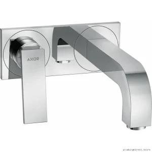 Axor Citterio Chrome Wall-Mount Bath Faucet Trim Kit