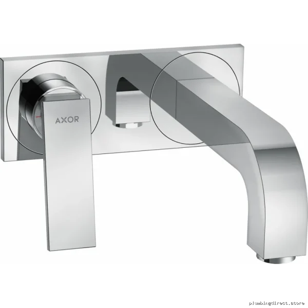Axor Citterio Chrome Wall-Mount Bath Faucet Trim Kit