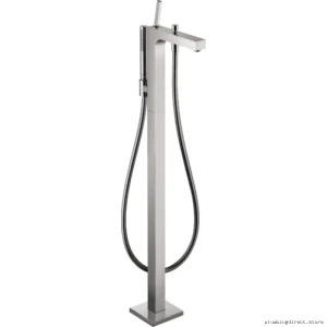 Axor Citterio Freestanding Tub Filler Trim Kit with Handheld Shower in Chrome