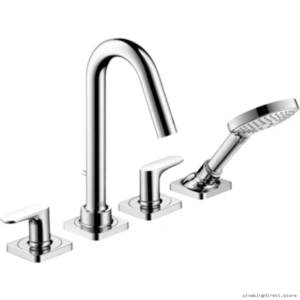 Axor Citterio M Roman Tub Faucet Trim w/ Hand Shower | Chrome 34448001