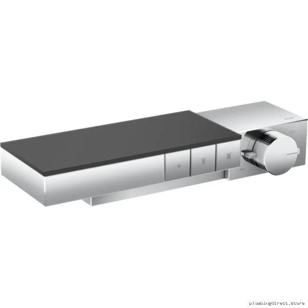 3-Function Thermostatic Shower Valve Trim Chrome Finish Axor Edge 46140001