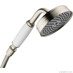 Axor Montreux 100 Hand Shower - 1-Function Brushed Nickel with Water-saving Design
