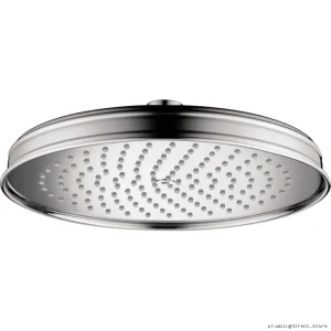Luxury Chrome Shower Head Axor Montreux 240 - High-Performance Spray with Adjustable Flow Control