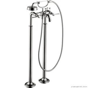 Axor Montreux Free Standing Bath Filler Trim with Handheld Shower - Chrome Finish 16563001