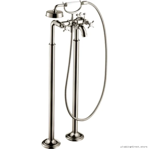 Axor Montreux Free Standing Tub Filler with Hand Shower - Polished Nickel