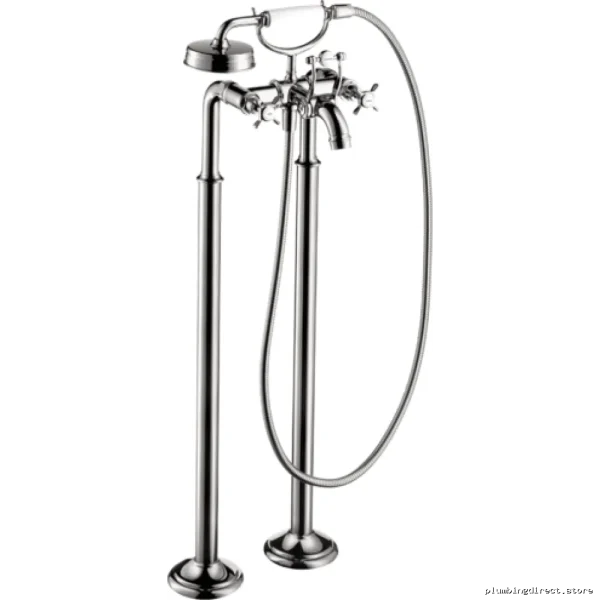Axor Montreux Freestanding Tub Faucet with Handheld Shower & Chrome Trim
