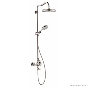 Axor Montreux Polished Nickel Shower Arm & Handheld Set