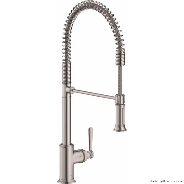 Steel Axor Montreux Pro Pulldown Kitchen Faucet