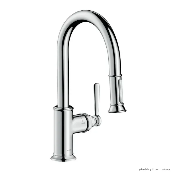 Axor Montreux Kitchen Prep Faucet Featuring Pull-Down Spray - Chrome Finish 16584001