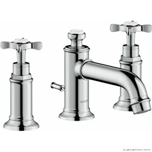 Axor Montreux Widespread Bathroom Faucet - Stylish Chrome 16536001