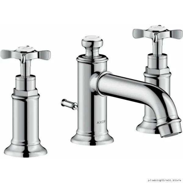 Axor Montreux Widespread Bathroom Faucet - Stylish Chrome 16536001