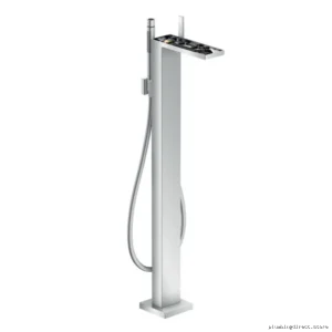 Axor MyE Chrome Free-Stand Tub Fill With HS & No Plate