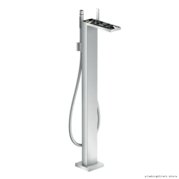 Axor MyE Chrome Free-Stand Tub Fill With HS & No Plate