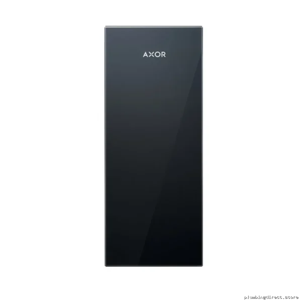 Axor MyEdition 245 Sleek Black Glass Plate for Bathroom - Model 47901600