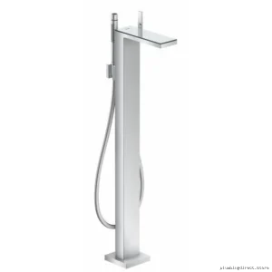 Axor MyEdition Freestanding Tub Filler Trim with Handheld Shower - Modern Chrome Design 47440001