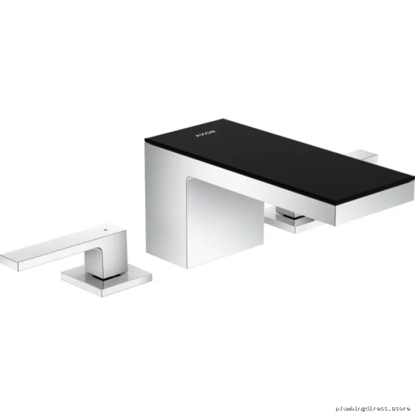 Axor MyEdition 70 Chrome & Black Widespread Bathroom Sink Faucet 47050601