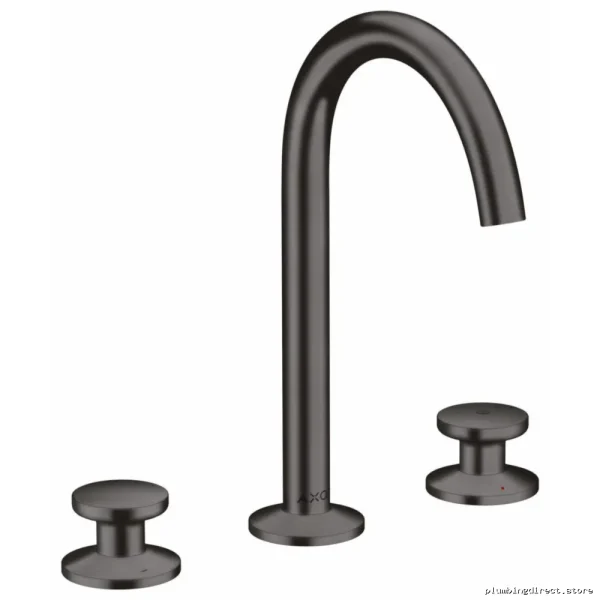 Axor One 170 Brushed Black Chrome Widespread Bathroom Sink Faucet 48070341
