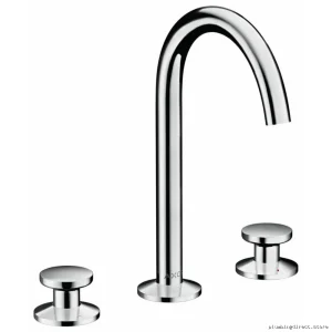 Axor One 170 Chrome Widespread Faucet - Luxury Bathroom Sink Fixture 48070001