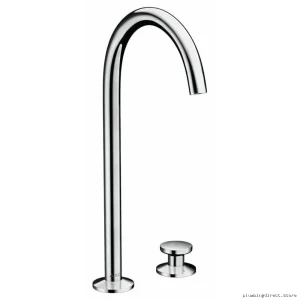 Axor One 260 Chrome 2-Hole Bathroom Sink Faucet - Modern Design