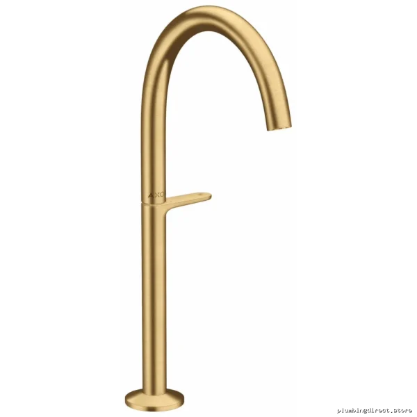 Axor One 260 Modern Brushed Gold Optic Single-Hole Bathroom Faucet