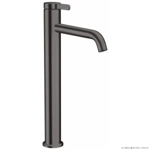 Axor One 260 Single Hole Bathroom Faucet - Brushed Black Chrome Faucet with Modern Design